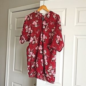 Womans Open vest blouse for 1x dress.